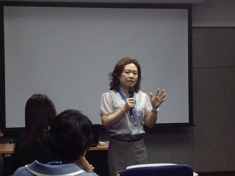 บรรยายประสบการณ์การทำงานแก่เพื่อนร่วมอาชีพตัวแทนกรุงเทพประกันชีวิต