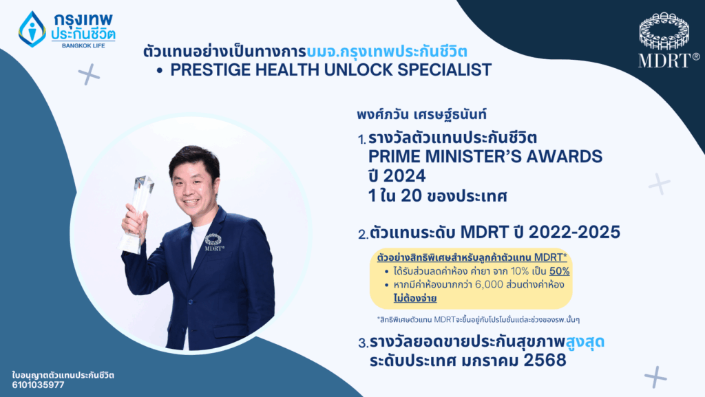 Pongpawan Sethanant WunLaWealth financial advisor MDRT ตัวแทนประกันชีวิตดีเด่นแห่งชาติปี 2024